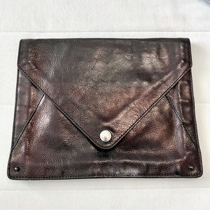 3.1 PHILLIP LIM LEATHER CLUTCH